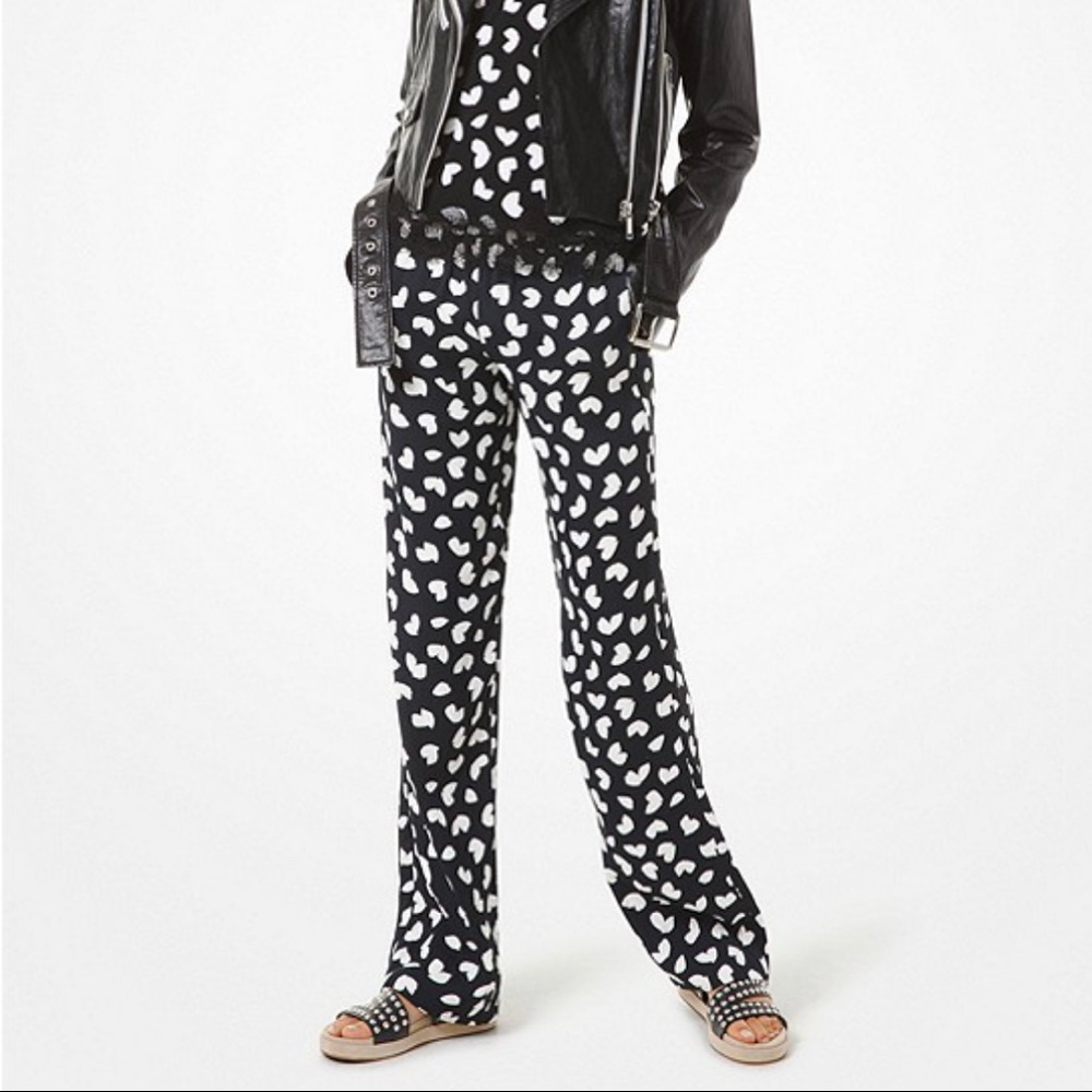 MICHAEL KORS petal print pajama pants
